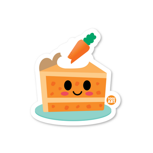 Carrot Cake Vinyl Sticker