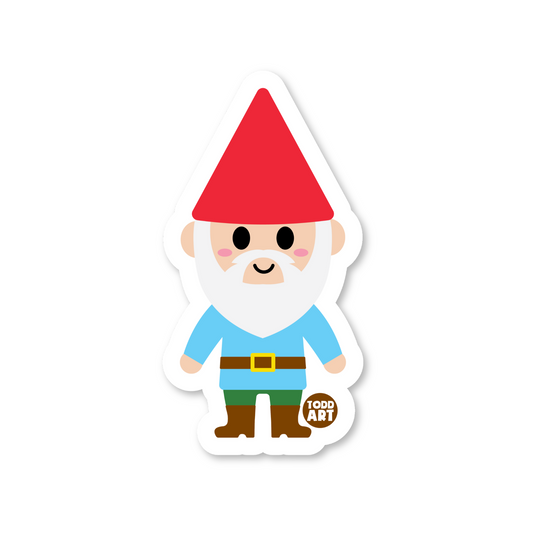 Gnome Vinyl Sticker