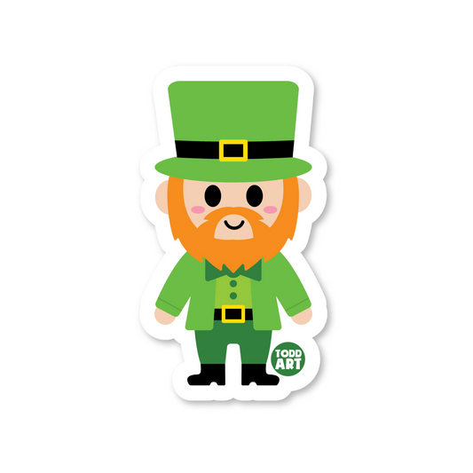 Leprechaun Vinyl Sticker