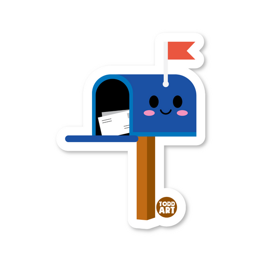 Mail Box Vinyl Sticker