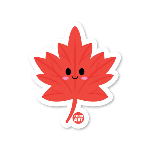 Maple Leaf Vinyl Sticker