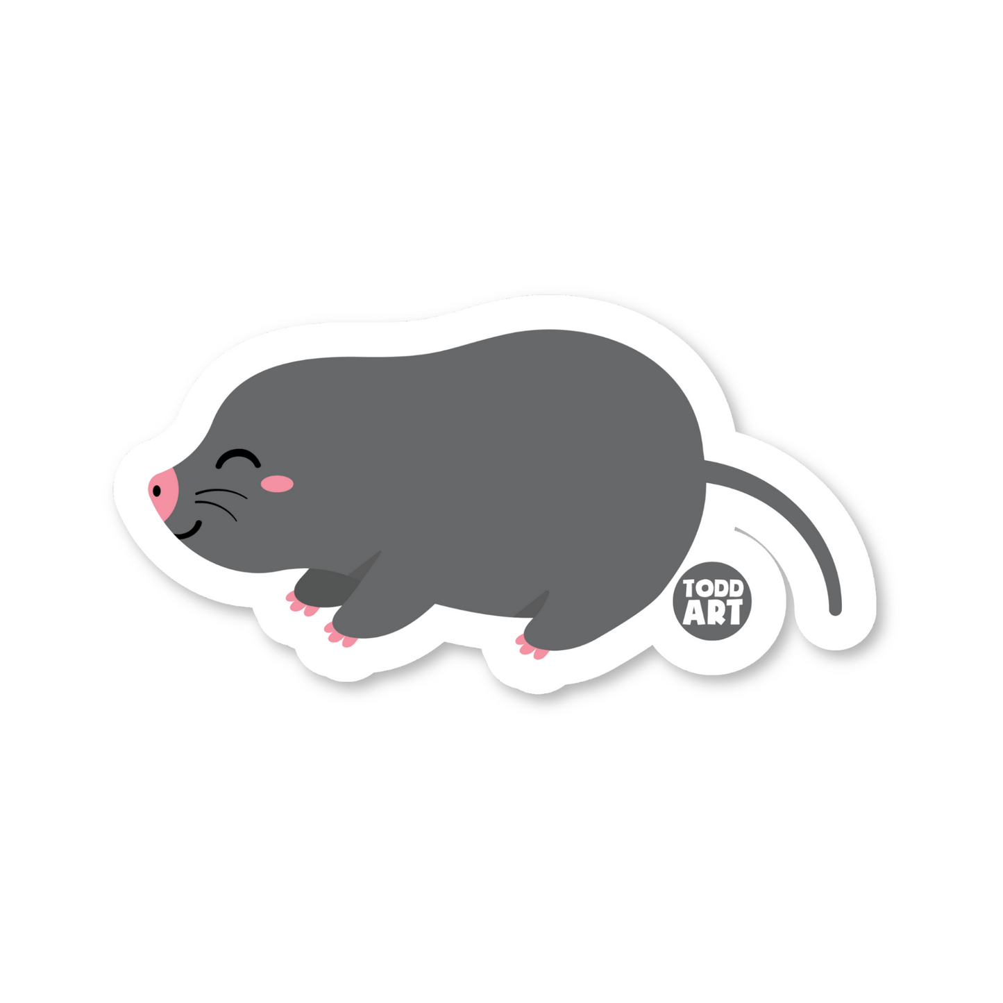 Mole Vinyl Sticker