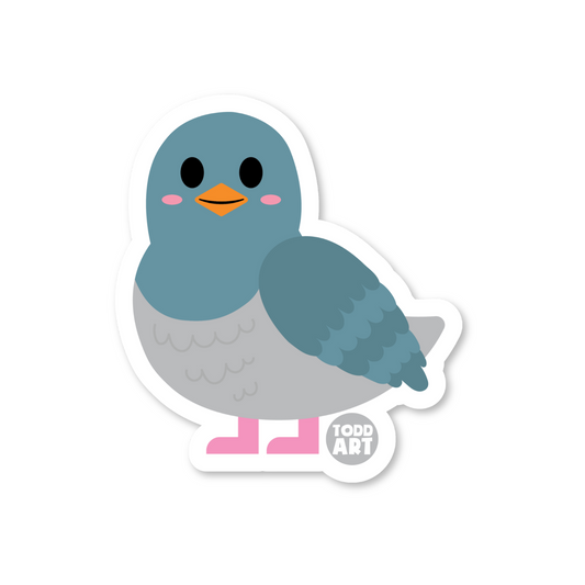 Pigeon Vinyl Sticker