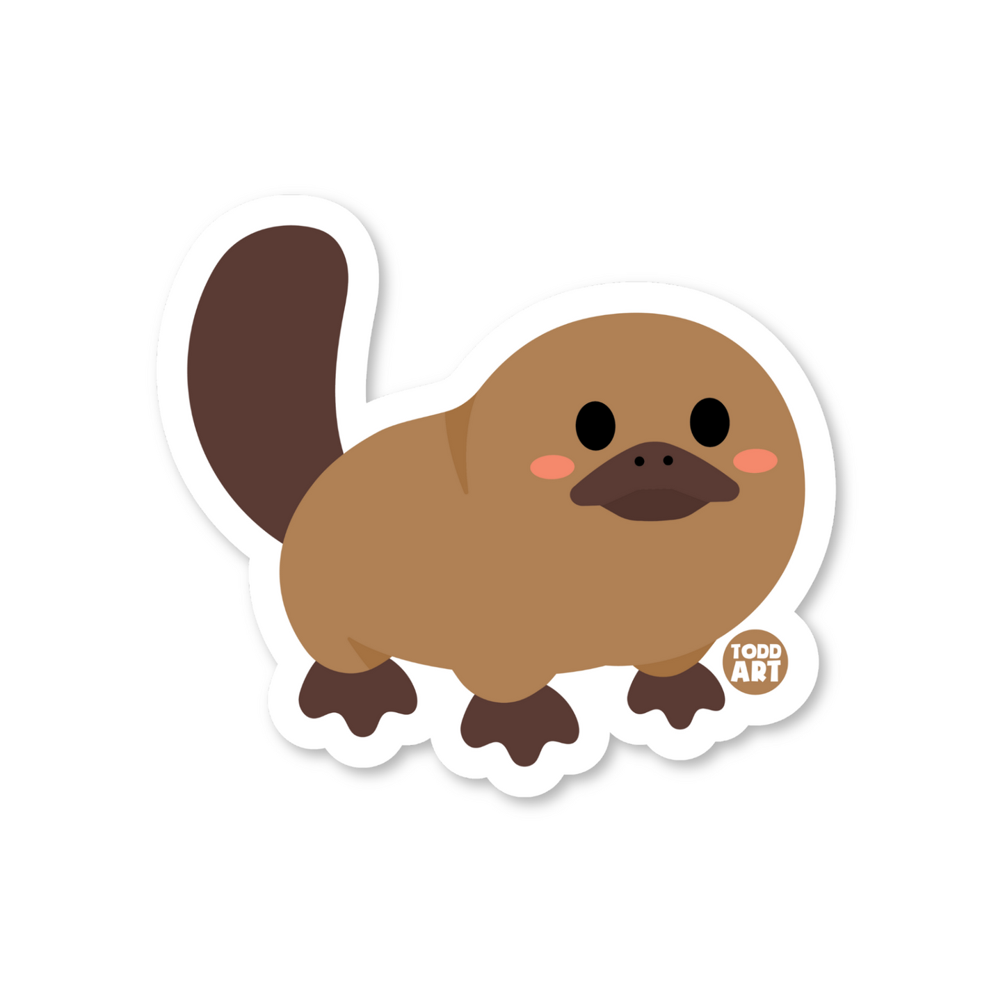 Platypus Vinyl Sticker