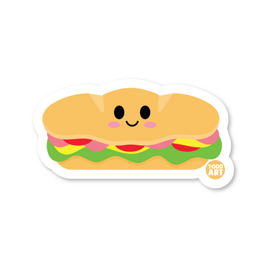 Sub Sandwich Sticker