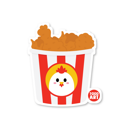 Bucket of Chicken Vinyl Sticker