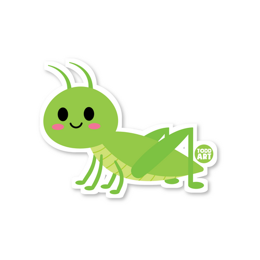 Grasshopper Vinyl Sticker