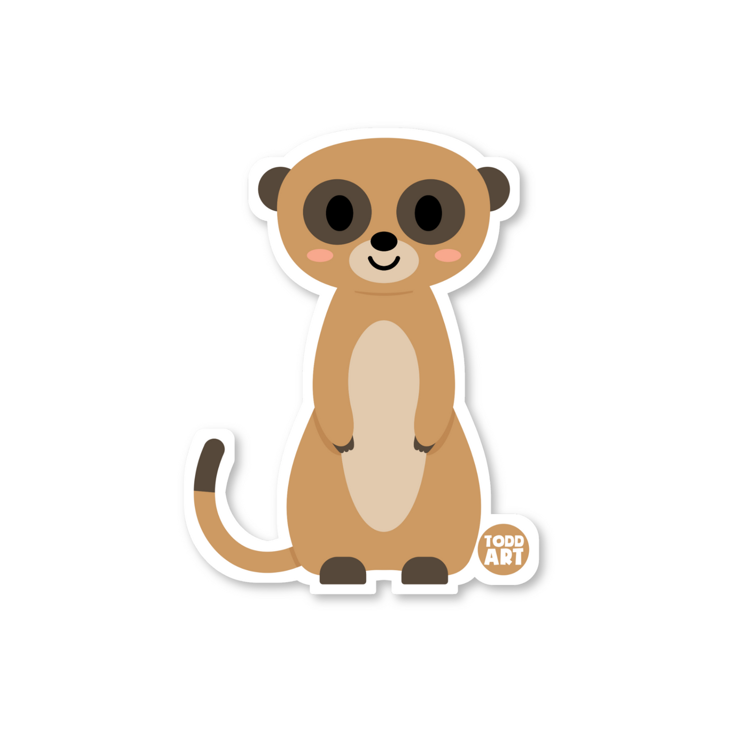 Meerkat Vinyl Sticker