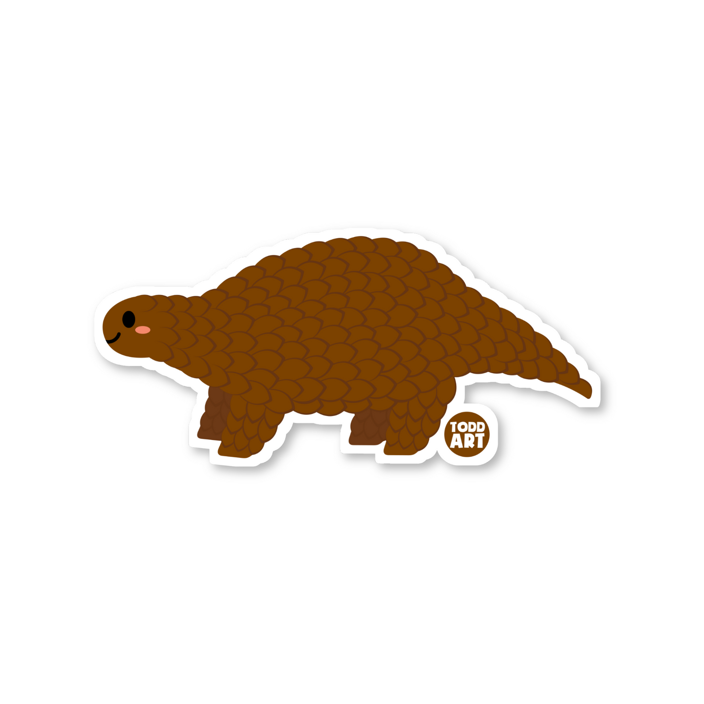 Pangolin Vinyl Sticker