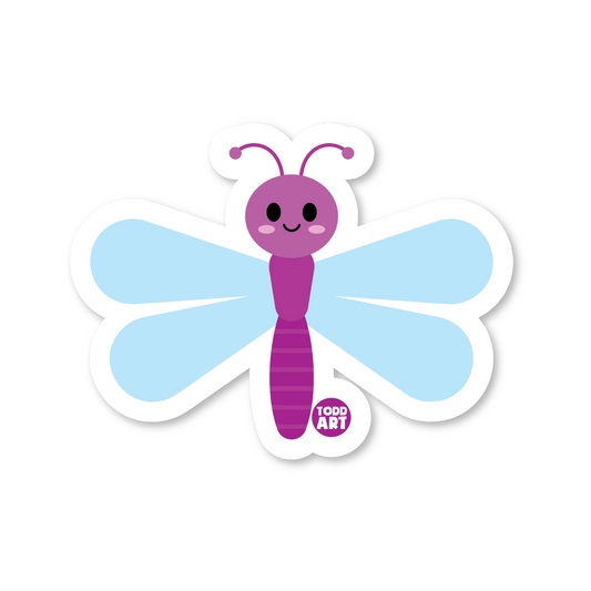 Dragonfly Vinyl Sticker