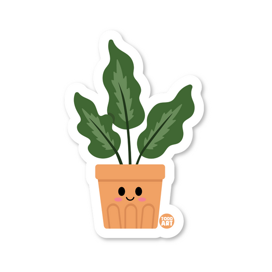 House Plant Vinyl Sticker