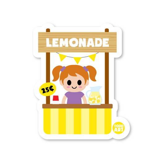 Lemonade Stand Vinyl Sticker