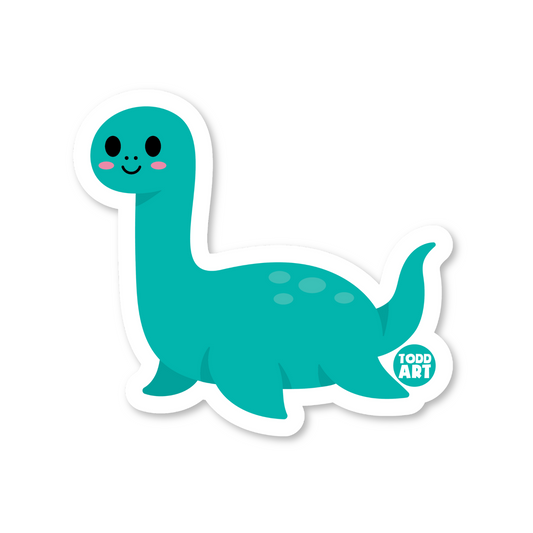 Lochness Monster Vinyl Sticker