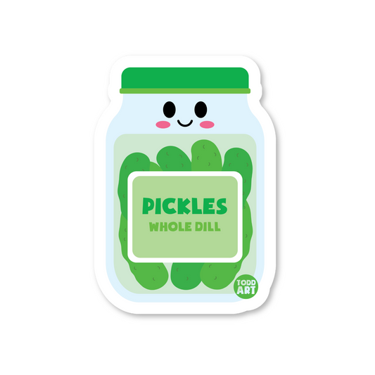 Pickle Jar Vinyl Sticker