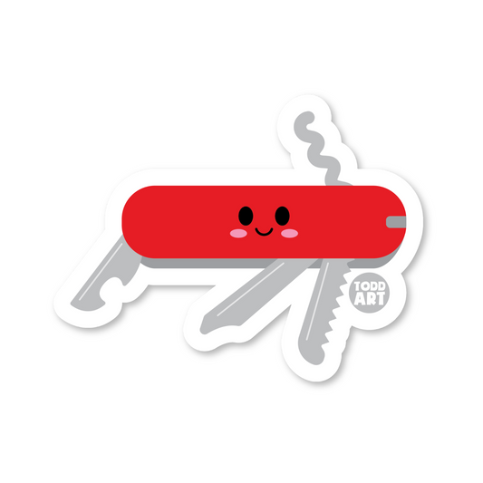 Swiss Army Knife Sticker