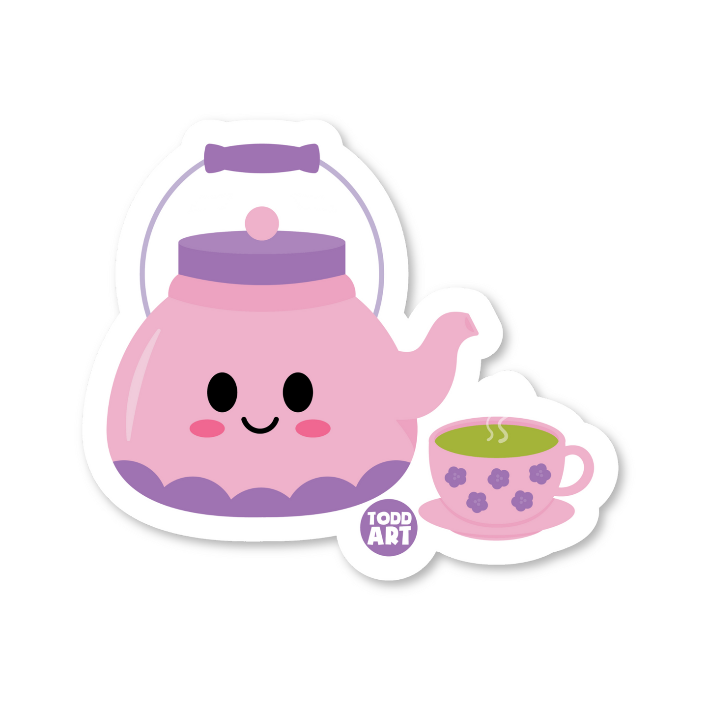 Tea Set Sticker