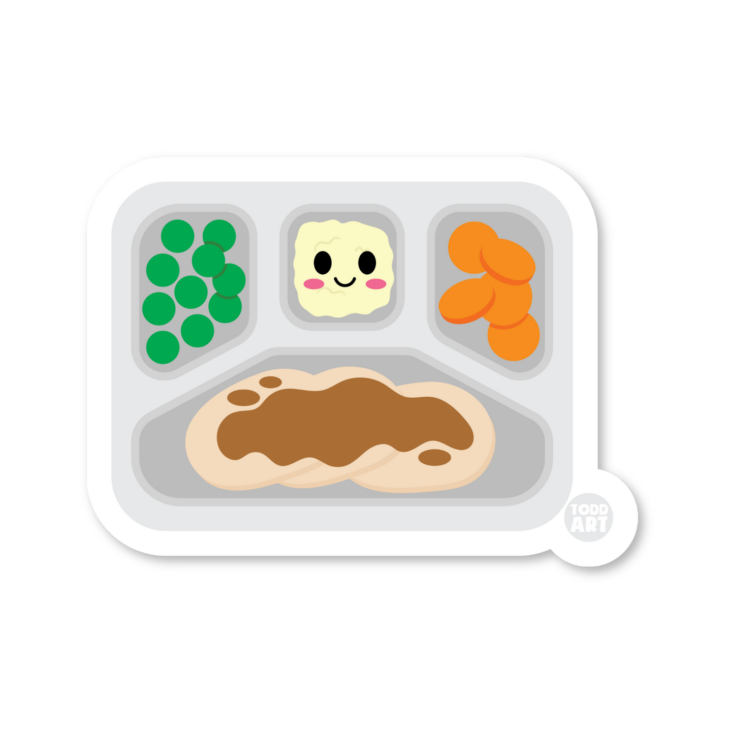 TV Dinner Sticker