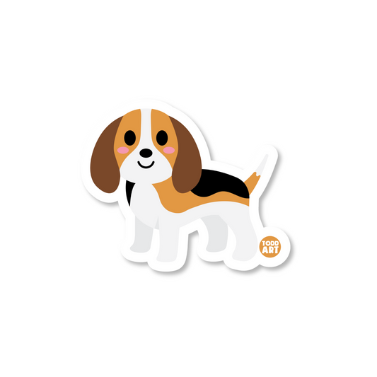 BEAGLE DOG STICKER