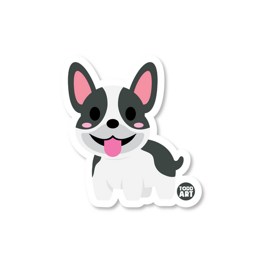 BOSTON TERRIER DOG STICKER