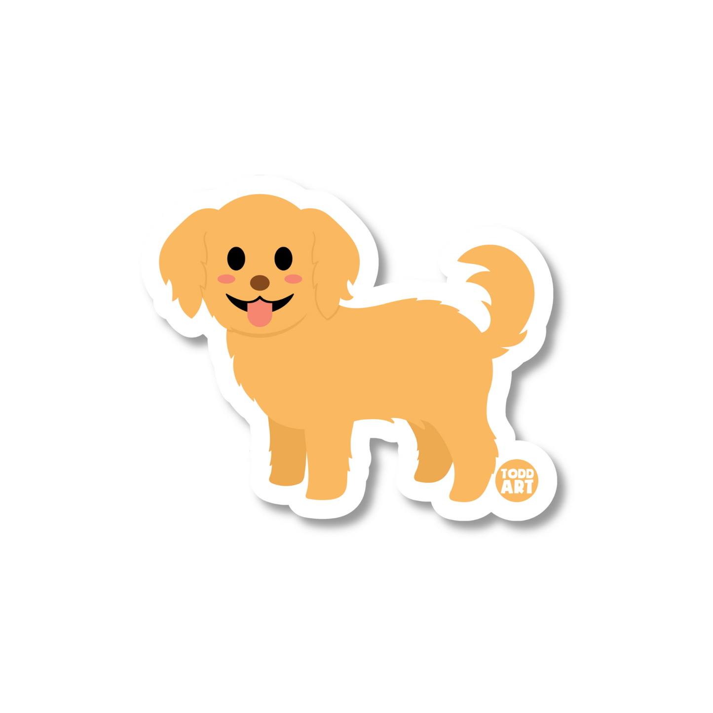 GOLDEN RETRIEVER STICKER