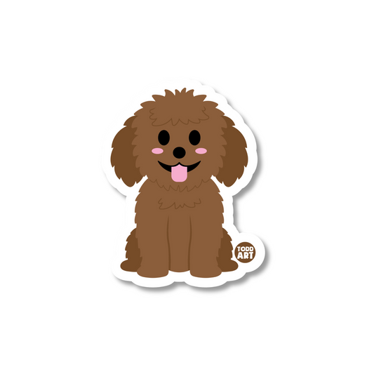 LABRADOODLE DOG STICKER