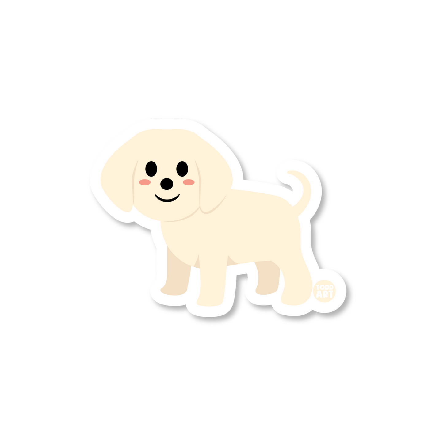 LABRADOR RETRIEVER DOG STICKER