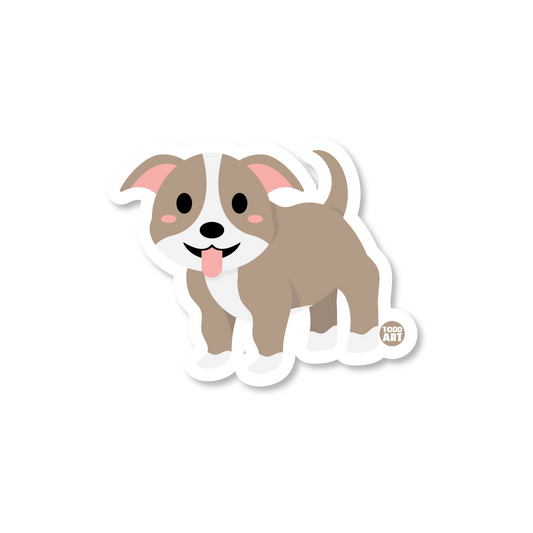 PITBULL DOG STICKER