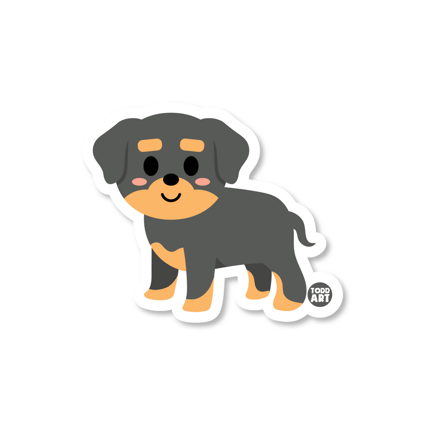 ROTTWEILER DOG STICKER