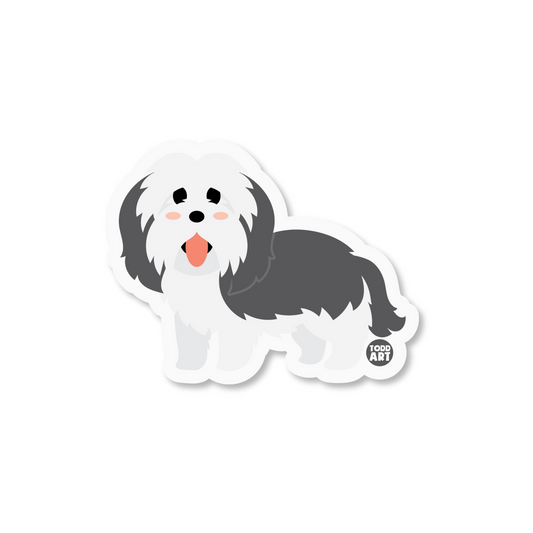 SHEEPDOG DOG STICKER