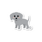 WEIMARANER DOG STICKER - 3" Vinyl