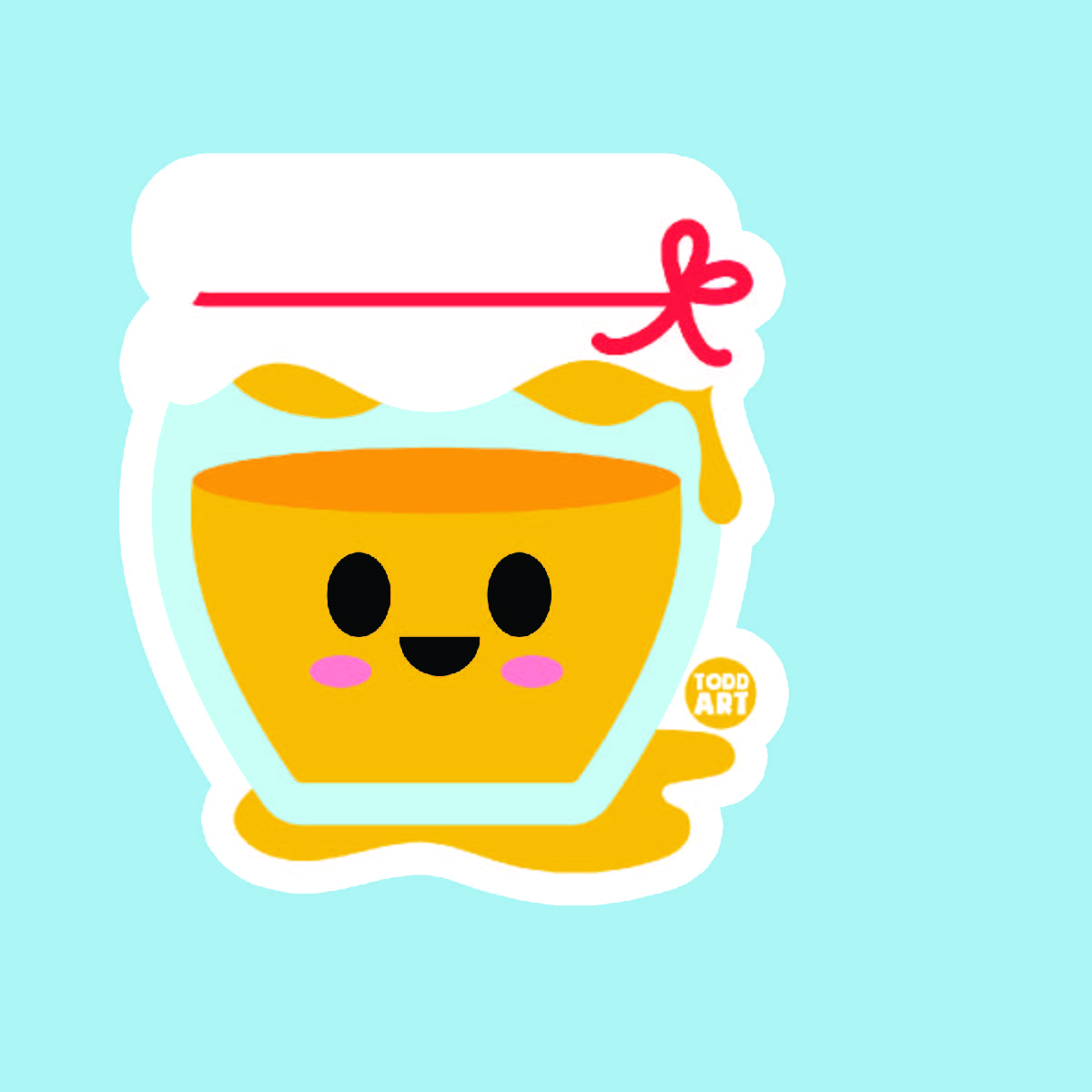 Honey Pot Vinyl Sticker