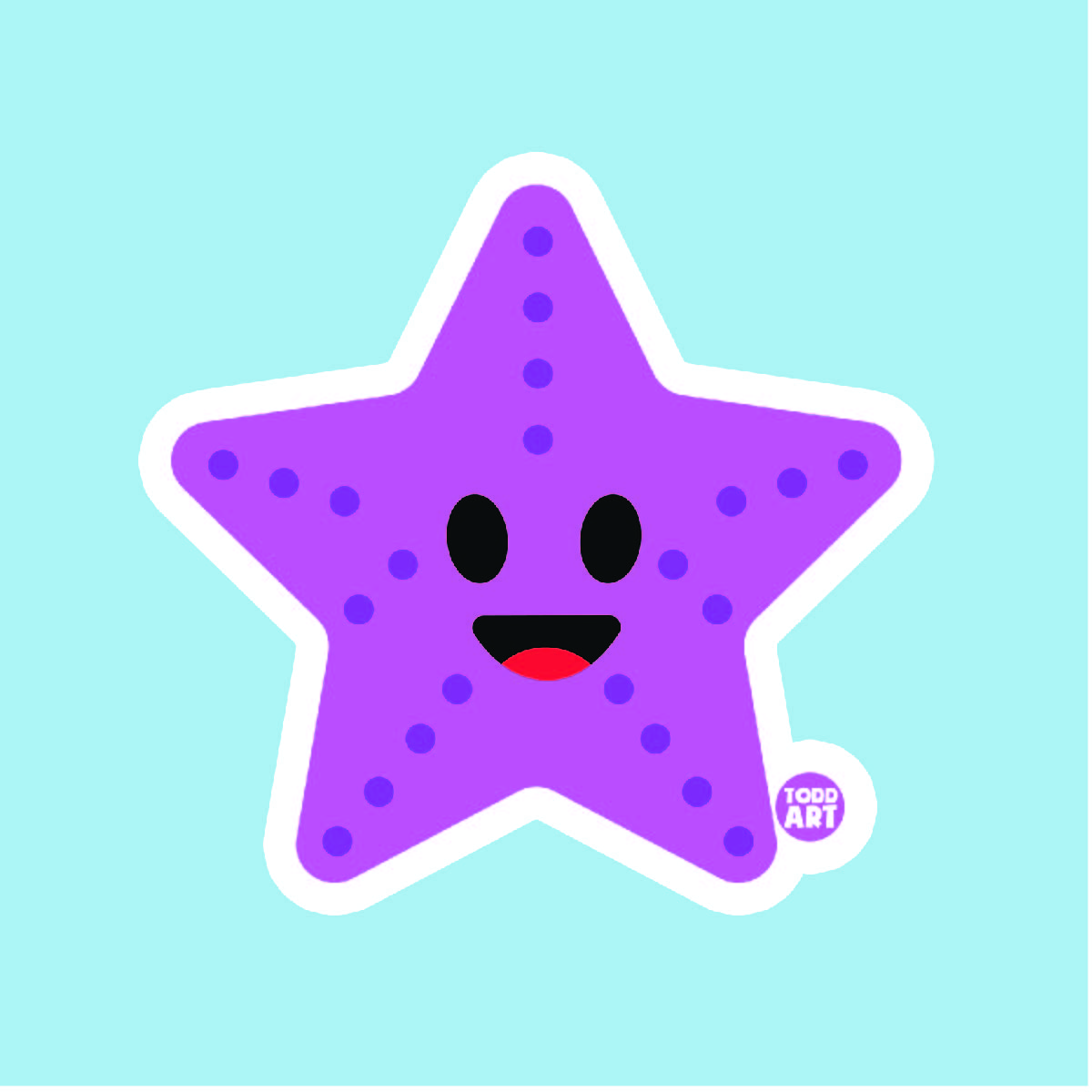 Starfish Sticker