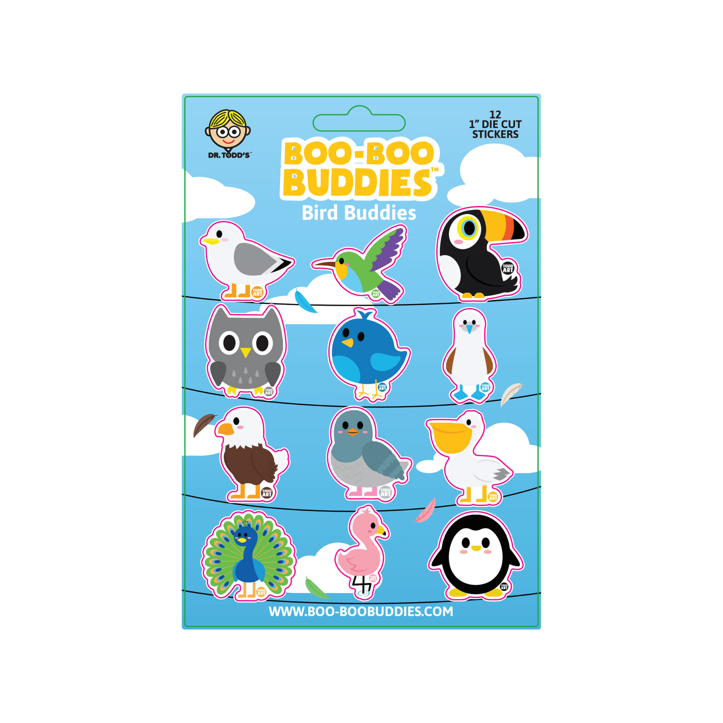 Bird Buddies Vinyl Sticker Sheet