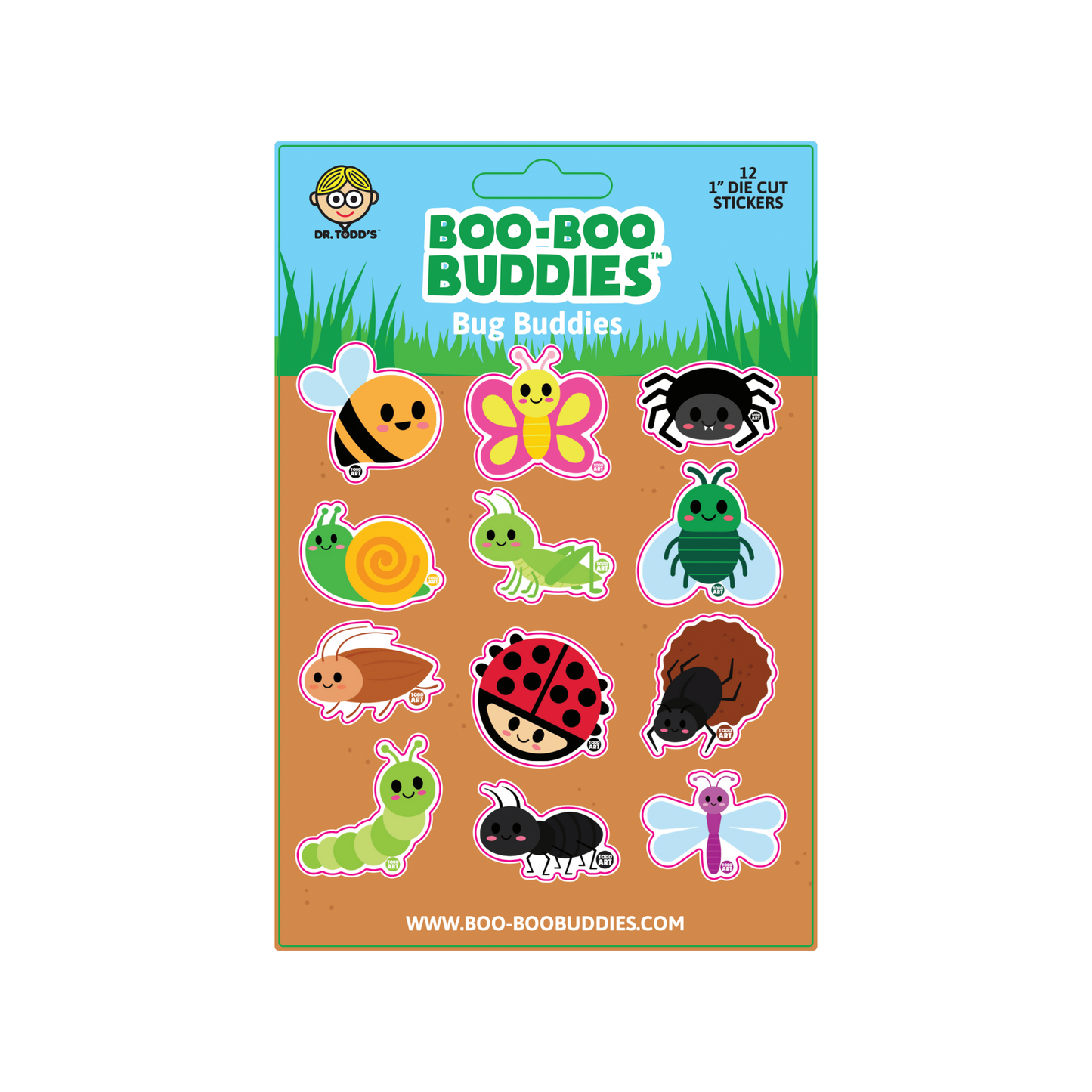 Bug Buddies Vinyl Sticker Sheet