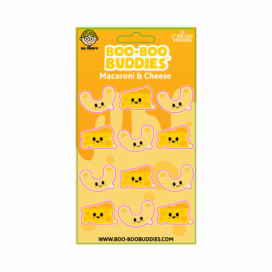 Macaroni and Cheese Vinyl Sticker Sheet