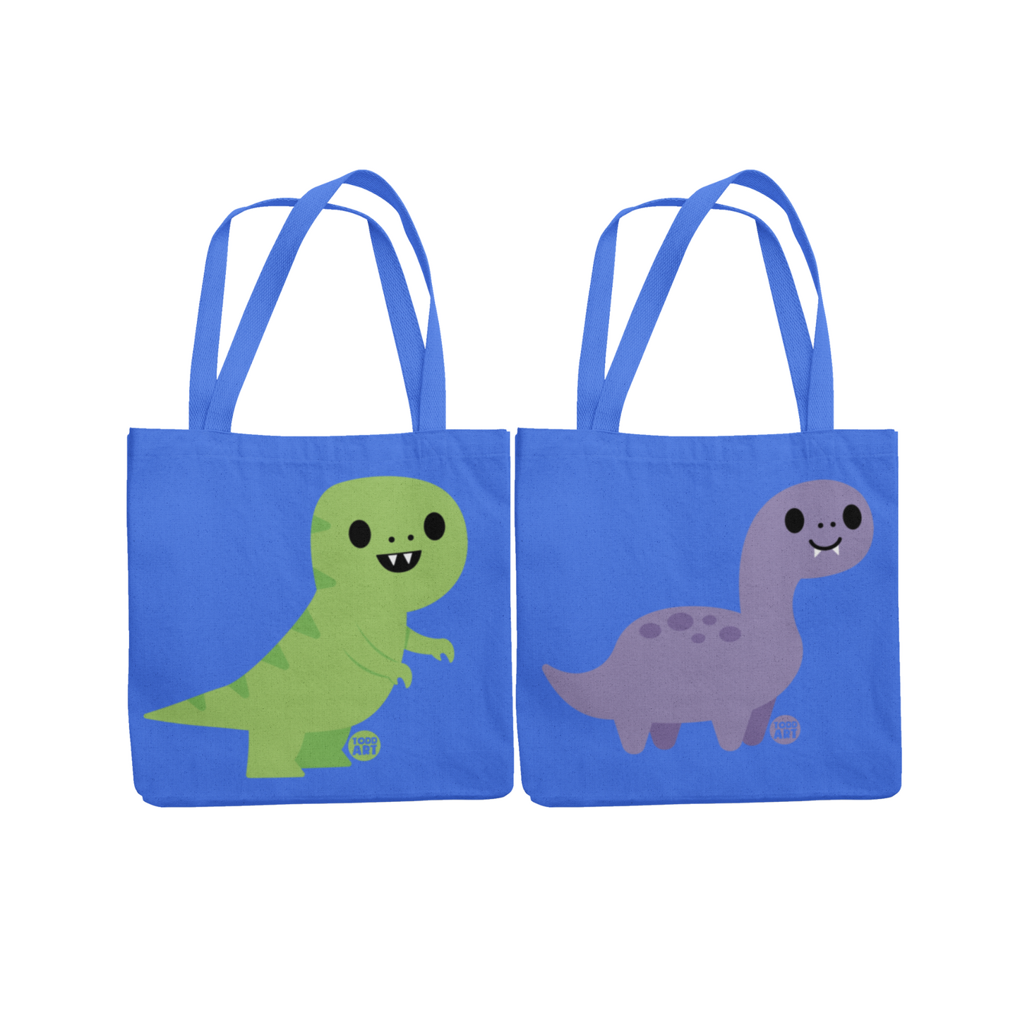 T-Rex and Brontosaurus Tote