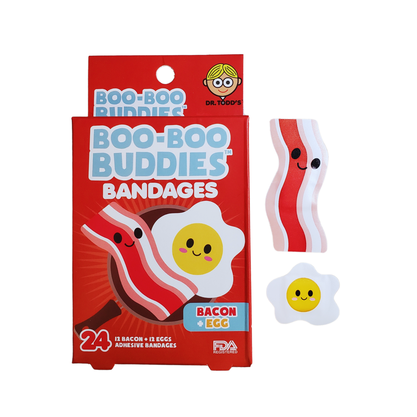 BooBoo Buddies Bacon and Egg Bandages Boo Boo Buddies