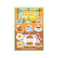 Boo-Boo Buddies® Breakfast Buddies Sticker Sheet featuring 12 cute 1-inch breakfast stickers—includes pancakes, eggs, bacon, toast, coffee, cereal, and more for planners, lunchboxes, and creative fun

