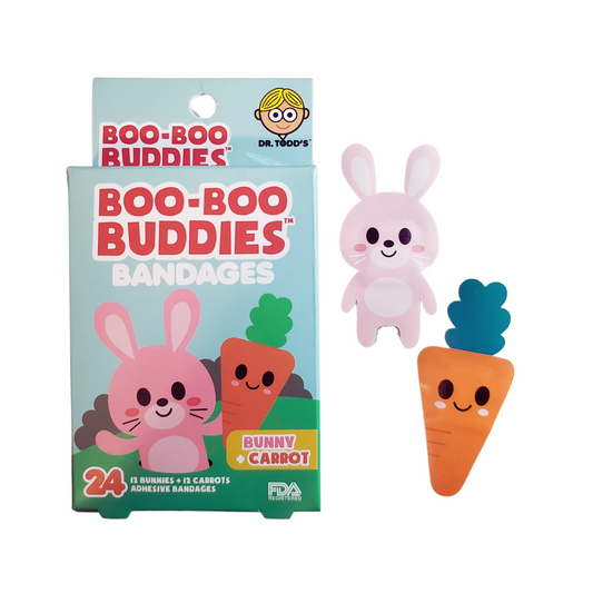 Boo-Boo Buddies Bunny and Carrot Bandages