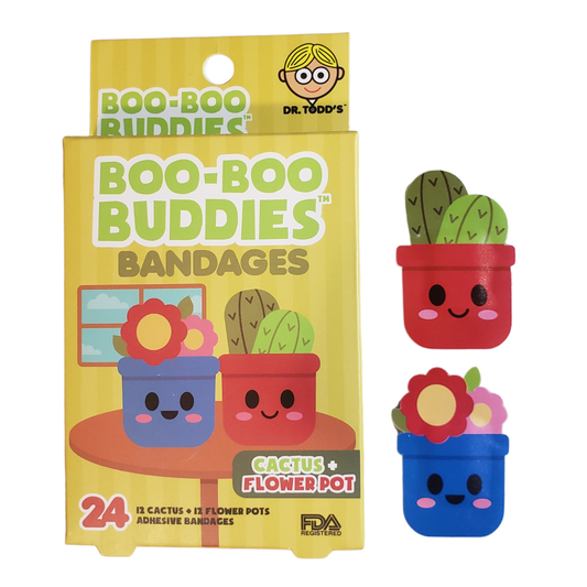 Boo-Boo Buddies Cactus and Flower Pot Bandages