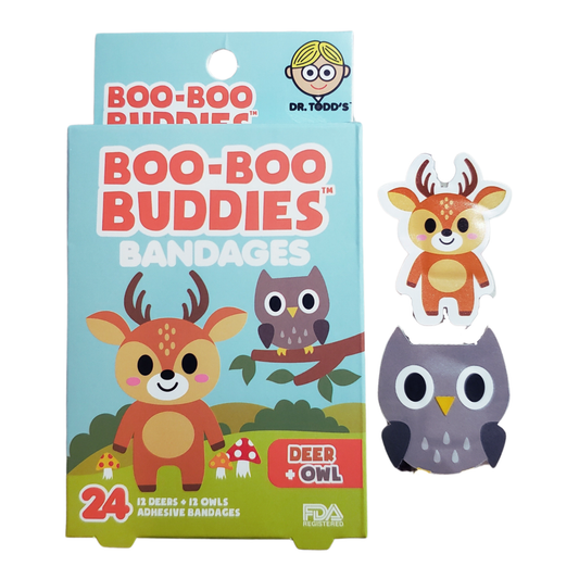 Boo-Boo Buddies Deer and Owl Bandages