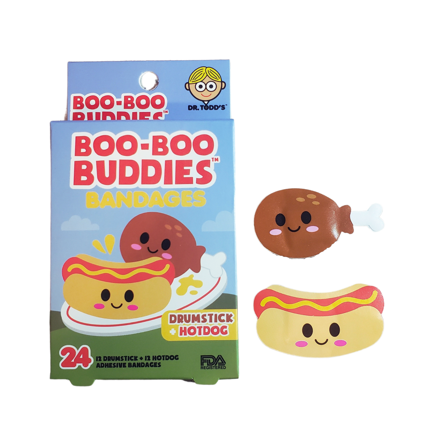 Boo-Boo Buddies Drumstick and Hot Dog Bandages – Boo Boo Buddies