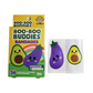 Eggplant & Avocado Bandages for Kids – Waterproof, Latex-Free, 24 Count | Dr. Todd’s Boo-Boo Buddies®