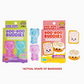 Gummy Bears and Frosted Tart + Cinnamon Roll Bandages – 24 Pack each  | Fun Shapes, Waterproof & Latex-Free