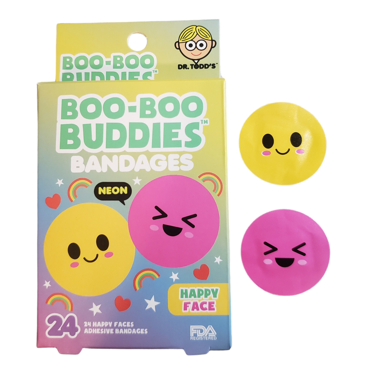 Boo-Boo Buddies Happy Face Bandages