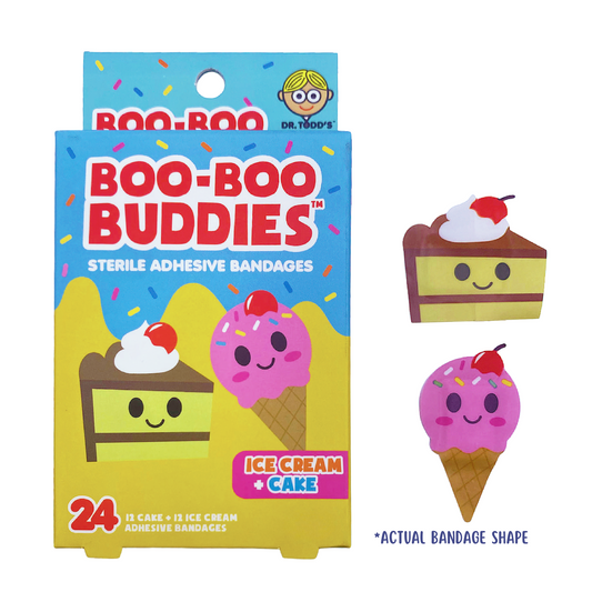 Boo-Boo Buddies Ice Cream and Cake Bandages