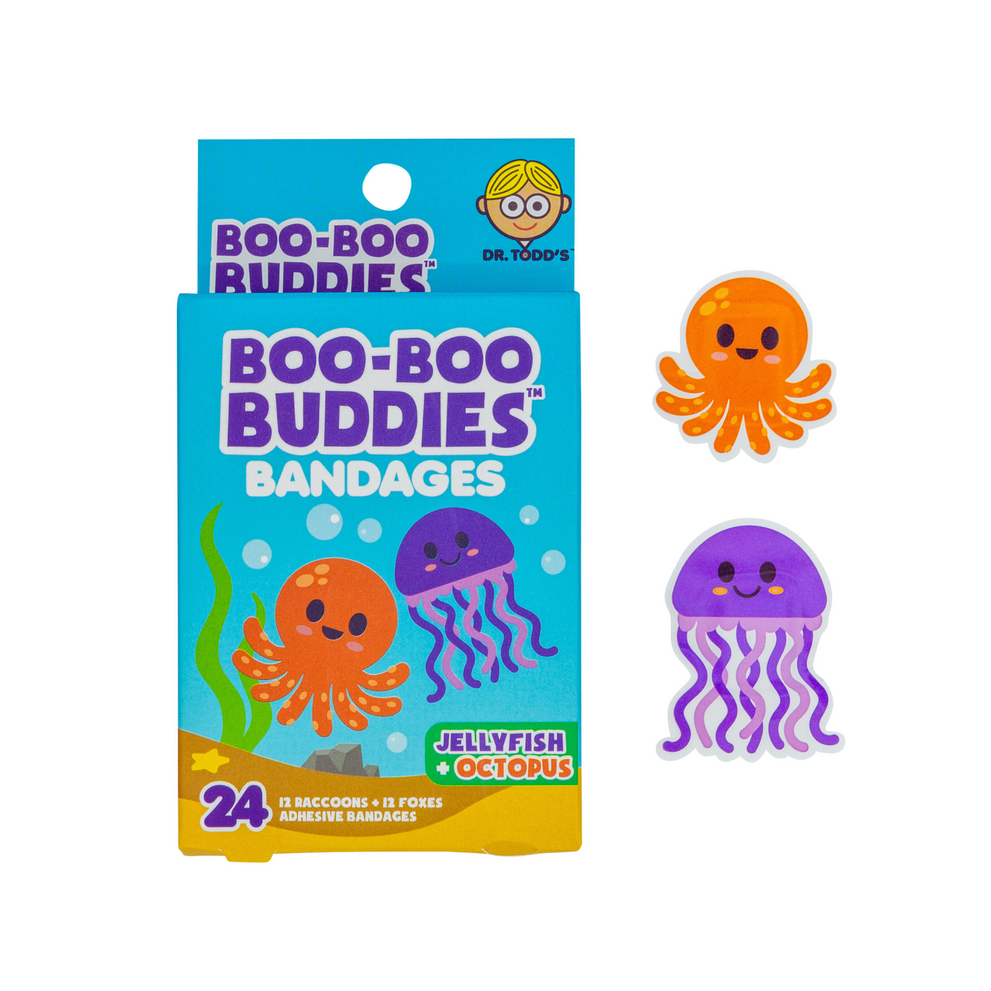 Boo Boo Buddies Jellyfish and Octopus Bandages