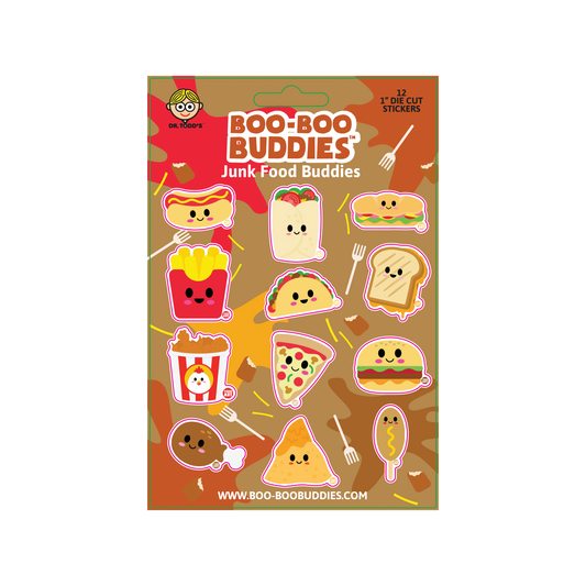 Junk Food Buddies Vinyl Sticker Sheet