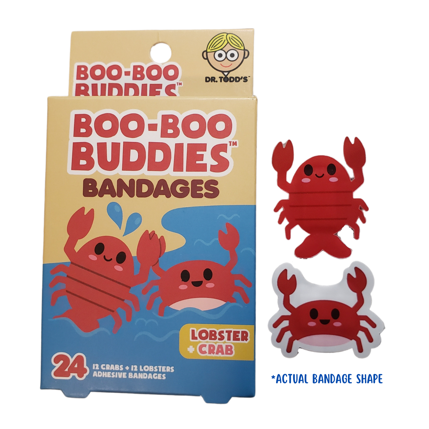 Boo-Boo Buddies Lobster and Crab Bandages