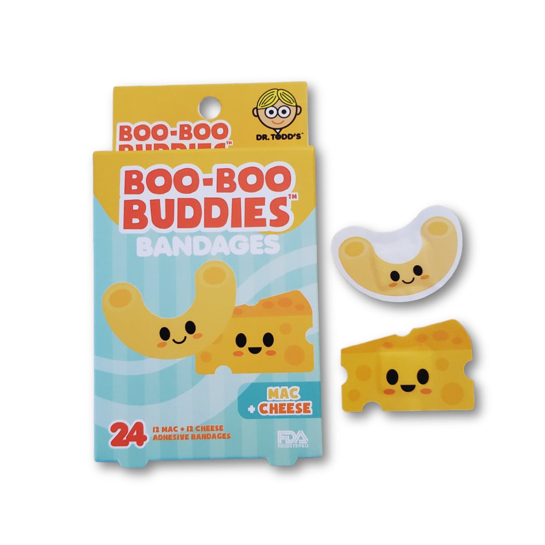 Boo-Boo Buddies Mac and Cheese Bandages – Boo Boo Buddies